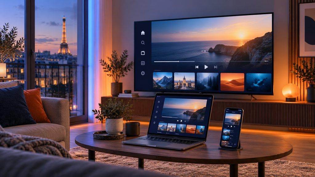 IPTV en ligne sur Smart TV, ordinateur et smartphone en France