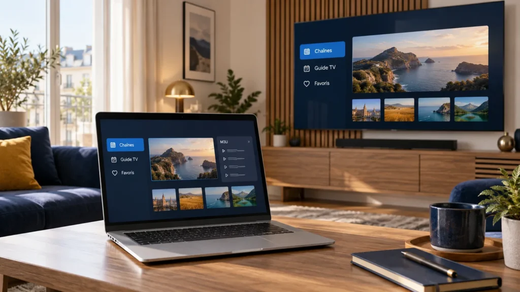 Configuration IPTV sur Mac avec lecteur, guide TV et favoris