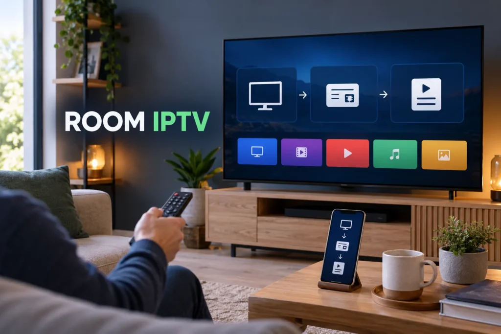 Installation de ROOM IPTV avec Device MAC et playlist sur Smart TV