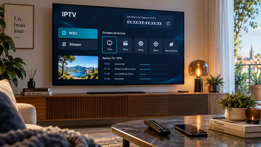 Installation de SET IPTV sur une Smart TV avec une playlist autorisée