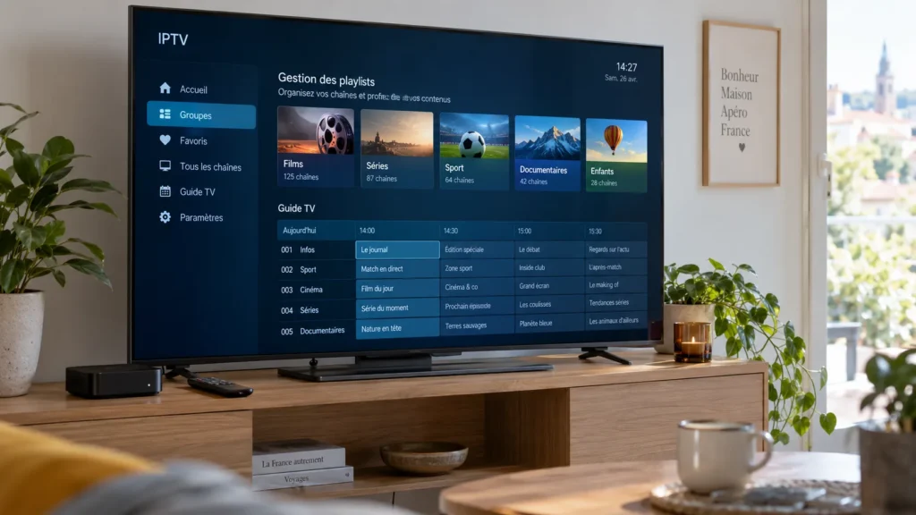 Installation de Smart IPTV sur une télévision avec une playlist autorisée